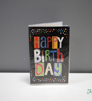 Happy Birthday Card with Envelope 10 photo 394x433